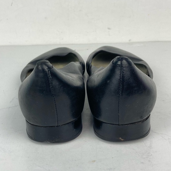 MARC JACOBS Black Leather Ballet Flats - Made in Italy size 40 - Picture 7 of 9